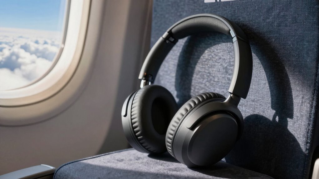 comfortable travel with headphones