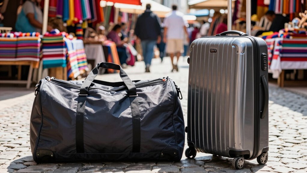 duffel vs suitcase comparison