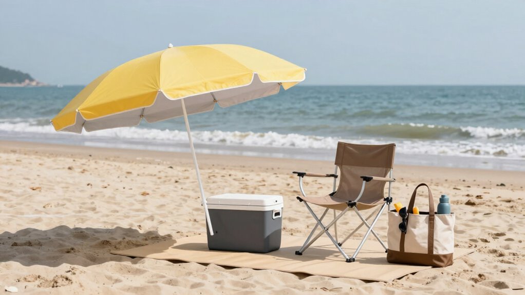 efficient beach gear essentials