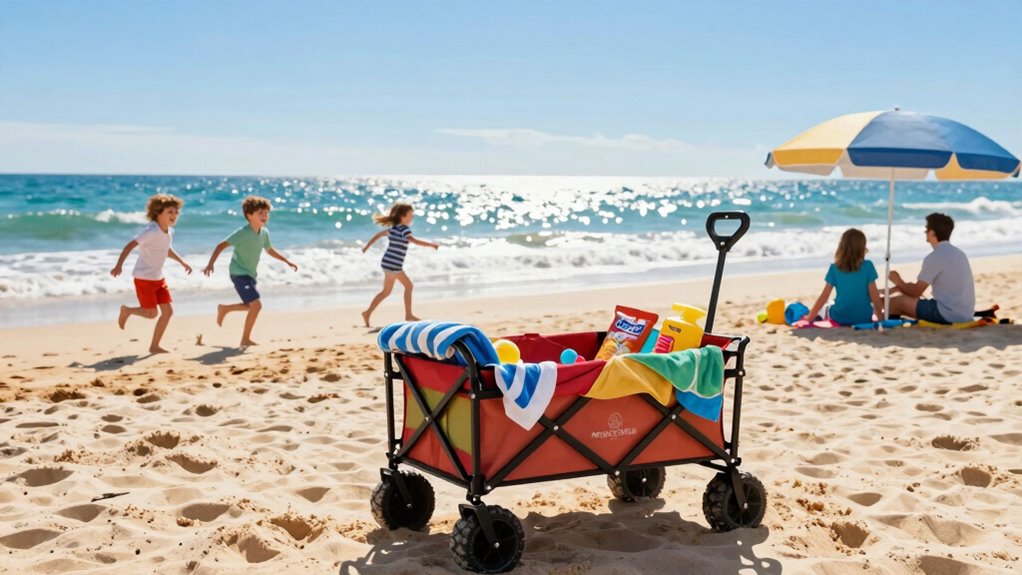 essential beach wagon features