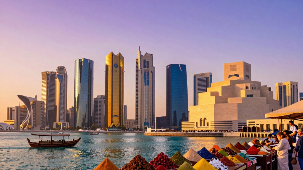 luxury shopping and desert adventures