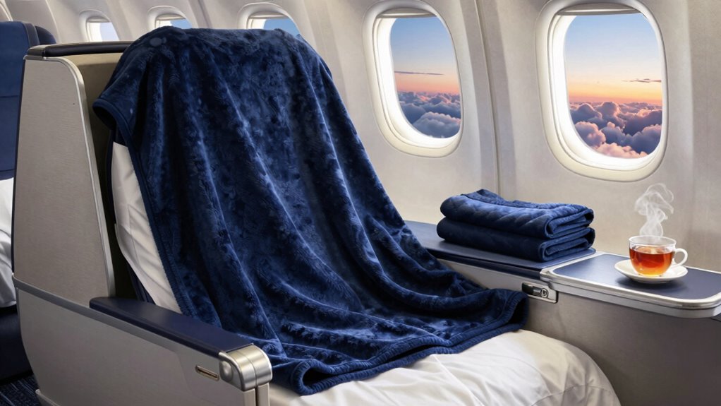 luxury travel blanket upgrade