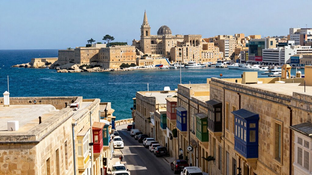 malta s historic coastal compactness