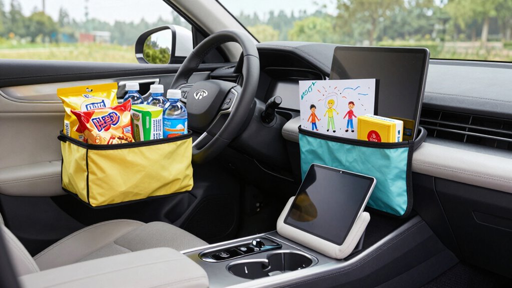 organized car for journeys