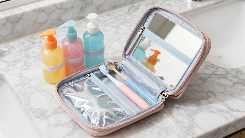organized compact travel essentials