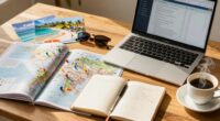 organized travel preparation process