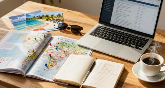 organized travel preparation process