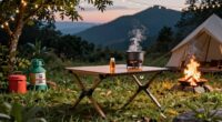 portable campsite table upgrade