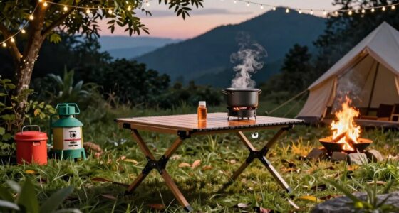portable campsite table upgrade