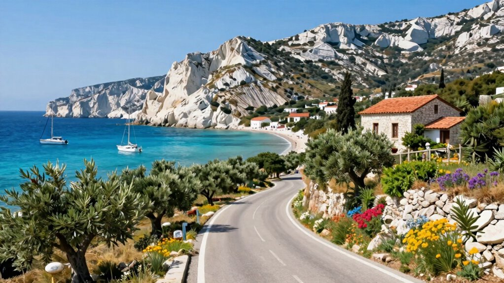 relaxed greece travel routes