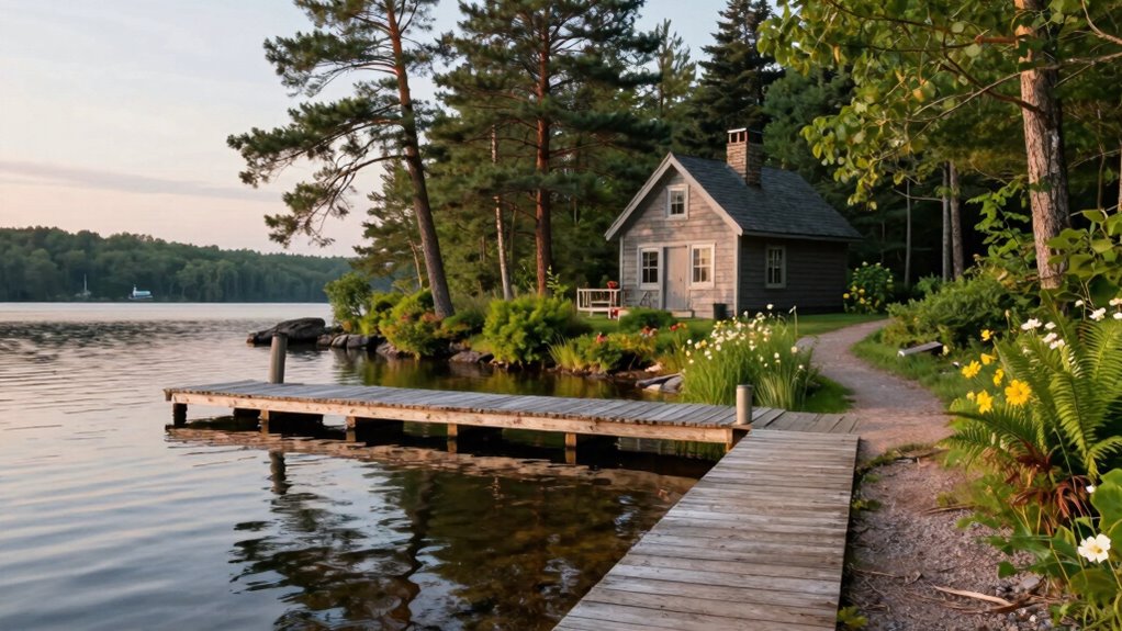 serene beaches and forests