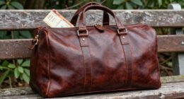 stylish functional leather travel
