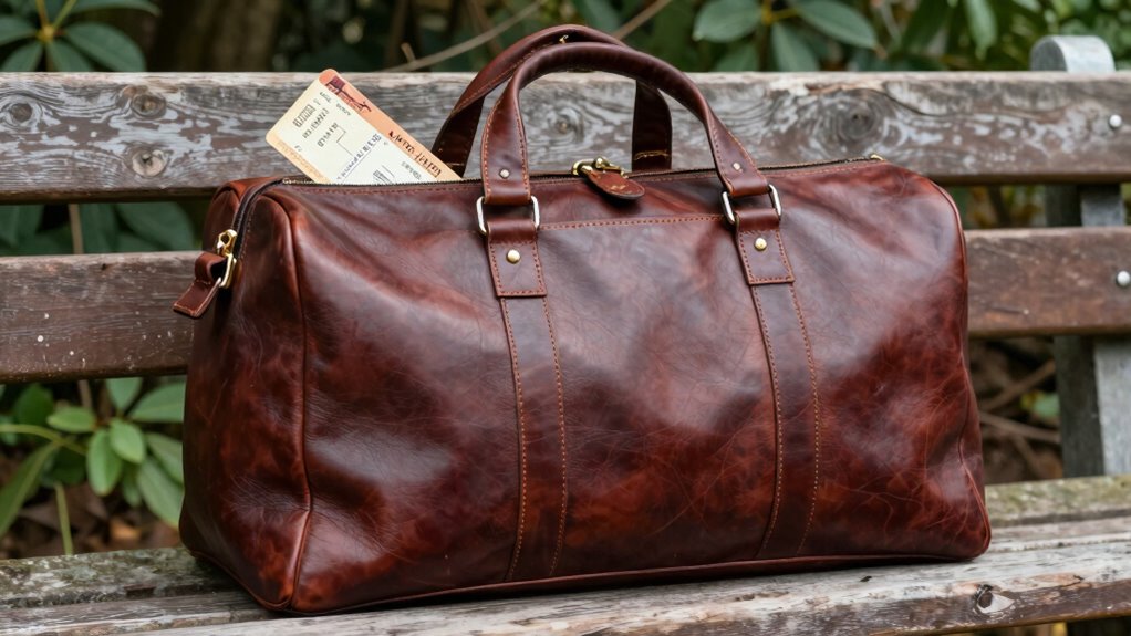 stylish functional leather travel