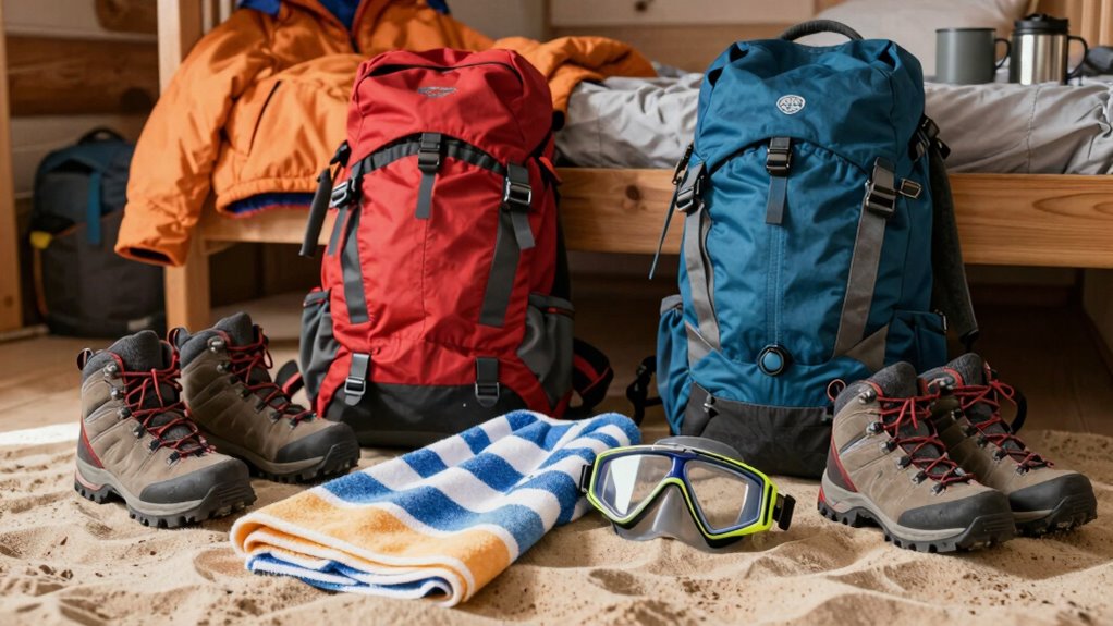 targeted travel gear selection