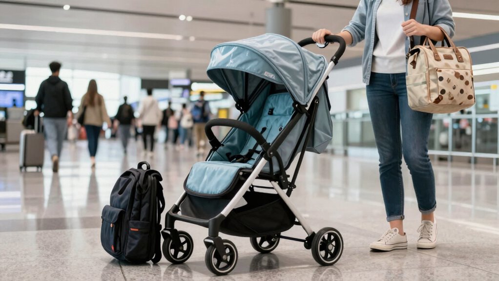 travel friendly compact stroller features