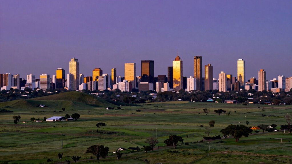 vibrant cities tranquil landscapes