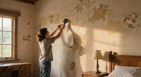 Airbnb guests check into their rental to find startling discovery on wall