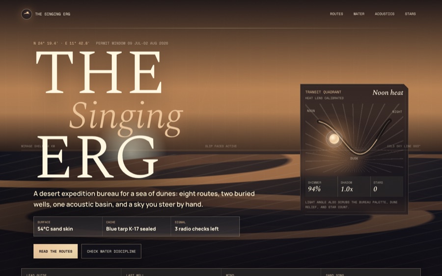 The Singing Erg — Desert Expedition Bureau