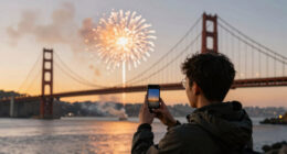 Golden Gate Bridge Fireworks