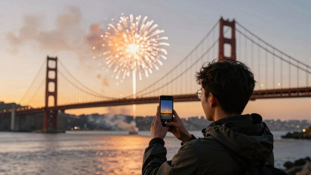 Golden Gate Bridge Fireworks