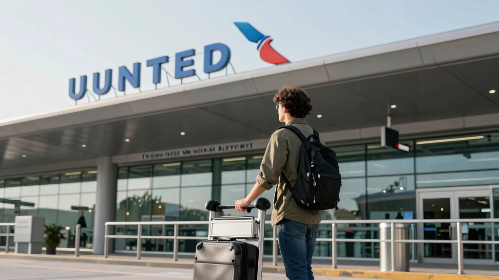 United Airlines Trump Airport