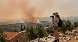 Wildfires Threaten Homes Across Sicily, Italy