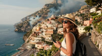 Tourists Evacuate As Massive Wildfire Burns Near Amalfi Coast Hot Spot